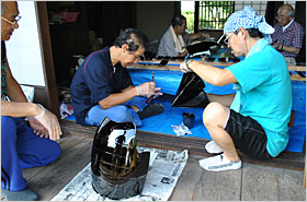 �b�h�Â���̗l�q